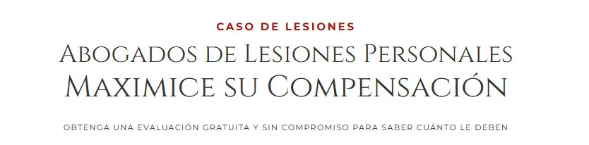 abogados de lesiones personales